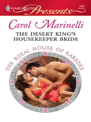 cover image of The Desert King's Housekeeper Bride
